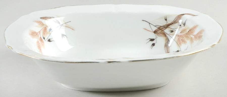 Harvest 10" Oval Vegetable Bowl by Adderley-1