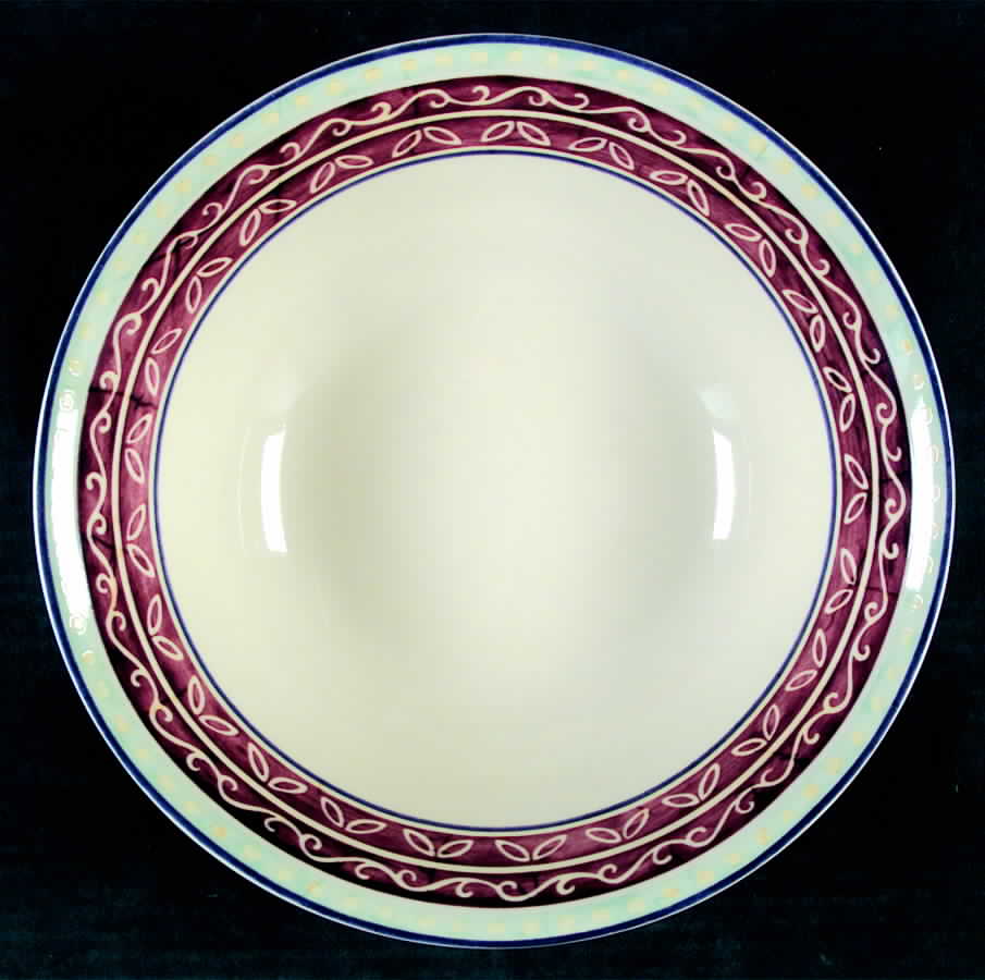 Mehndi 10" Round Vegetable Bowl by 222 Fifth (PTS)-1