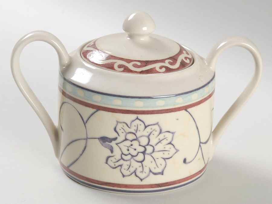 Mehndi Sugar Bowl & Lid by 222 Fifth (PTS)-1