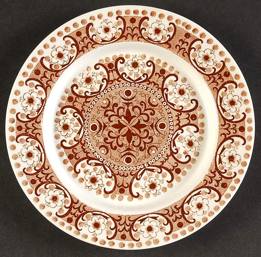 Ali Brown Bread & Butter Plate by Arabia of Finland-1