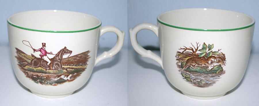 Sporting Scenes Flat Cup by Adams China-1