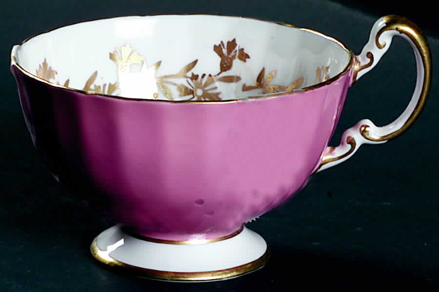 C2312 Pink Footed Cup by John  Aynsley & Sons-1