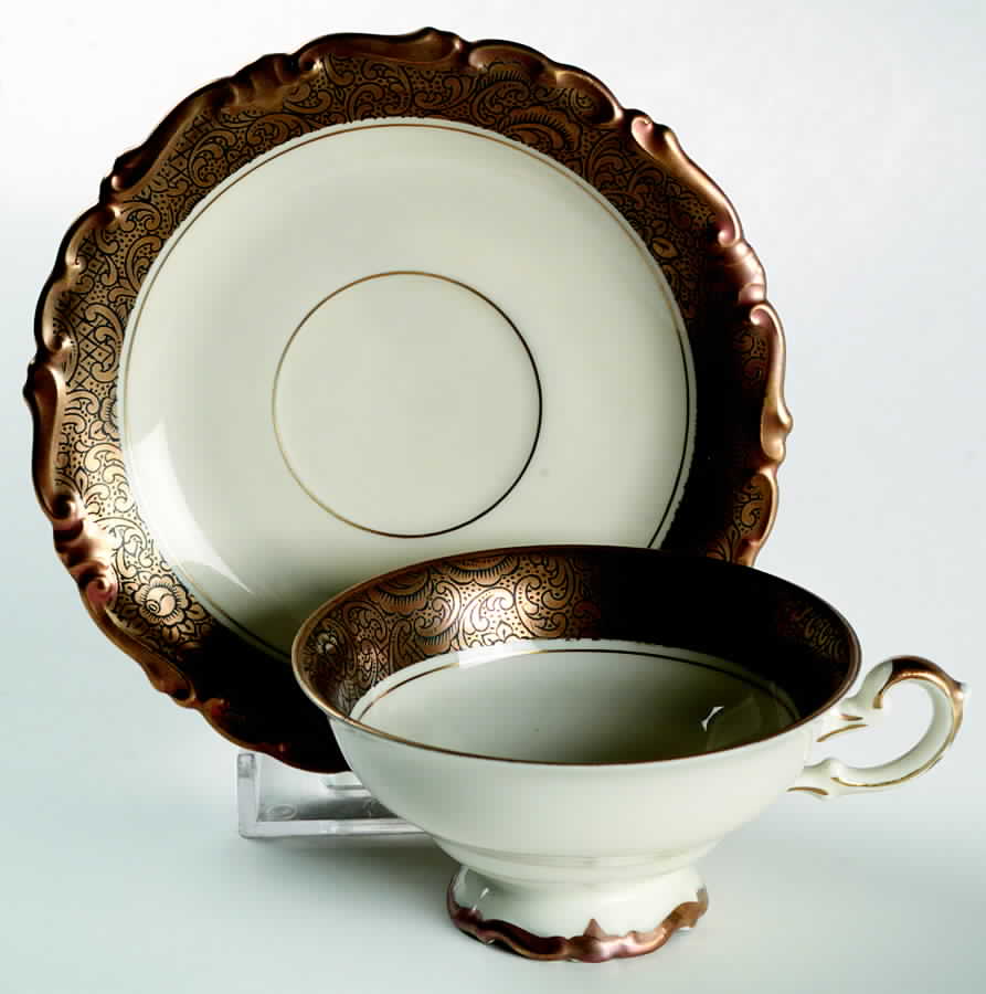 Isabell Footed Demitasse Cup & Saucer Set by Alka-1