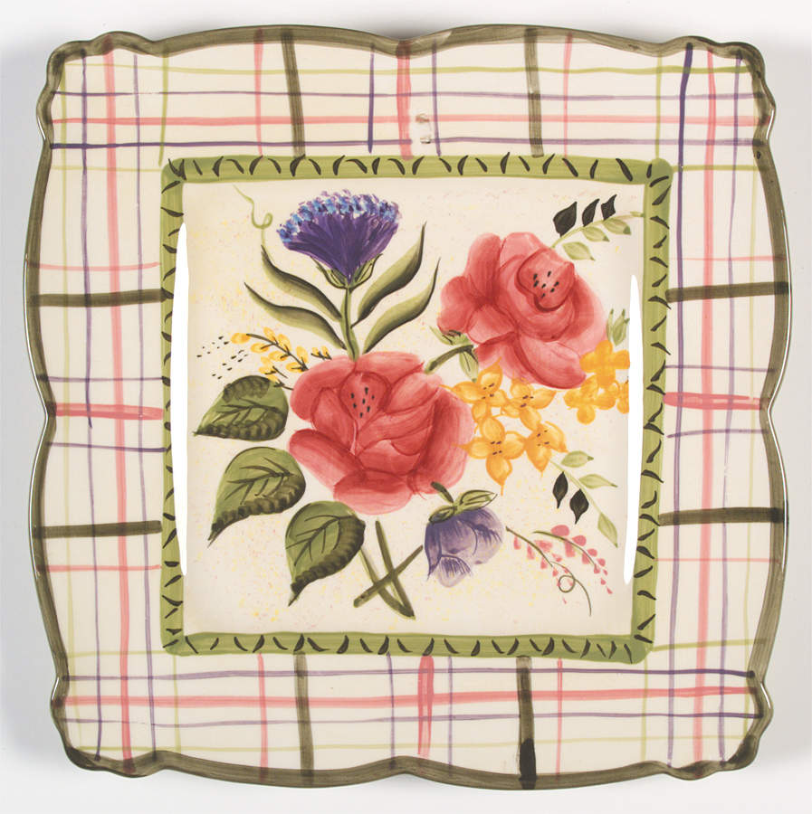Laura Square Dinner Plate by 222 Fifth (PTS)-1