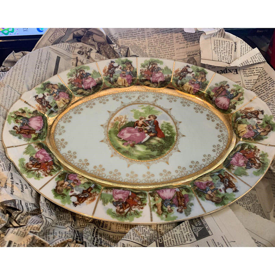 4562 12" Oval Serving Platter by Arnart-1