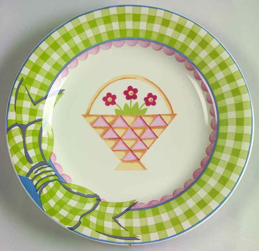 Homespun Salad Plate by 222 Fifth (PTS)-1