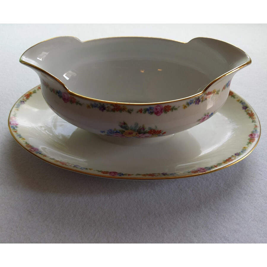 ALT347 Gravy Boat with Attached Underplate by Altrohlau-1
