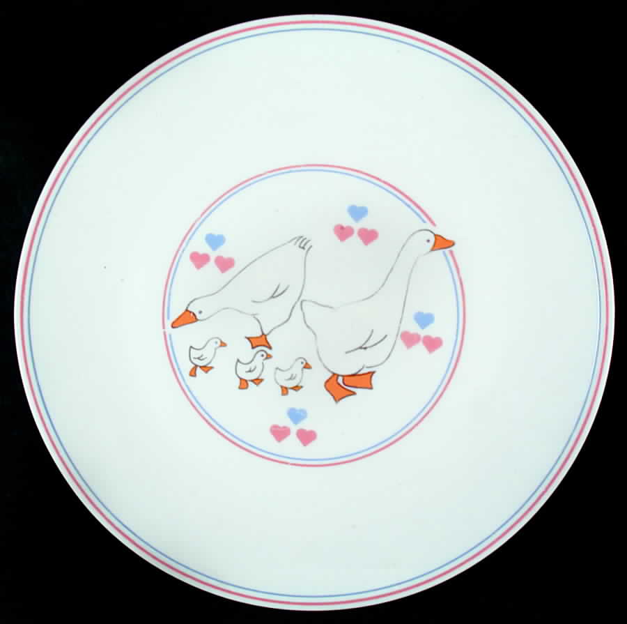 Hearts 'N Geese Dinner Plate by Arcopal-1