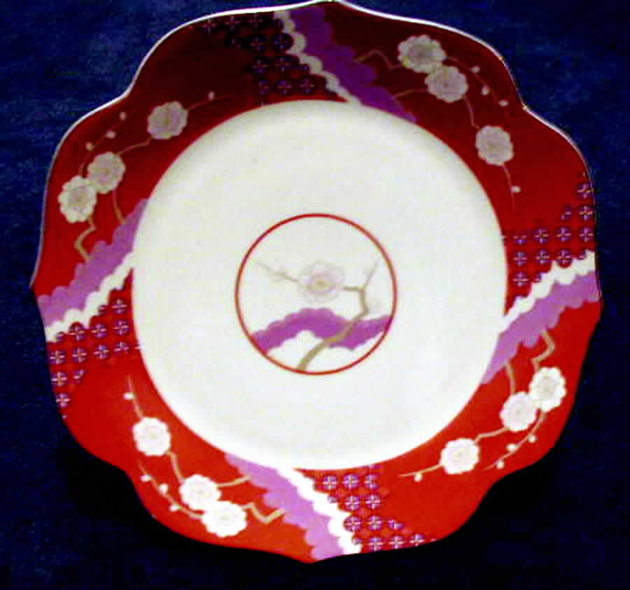 Jasmine Mist Rose Saucer by Arita-1