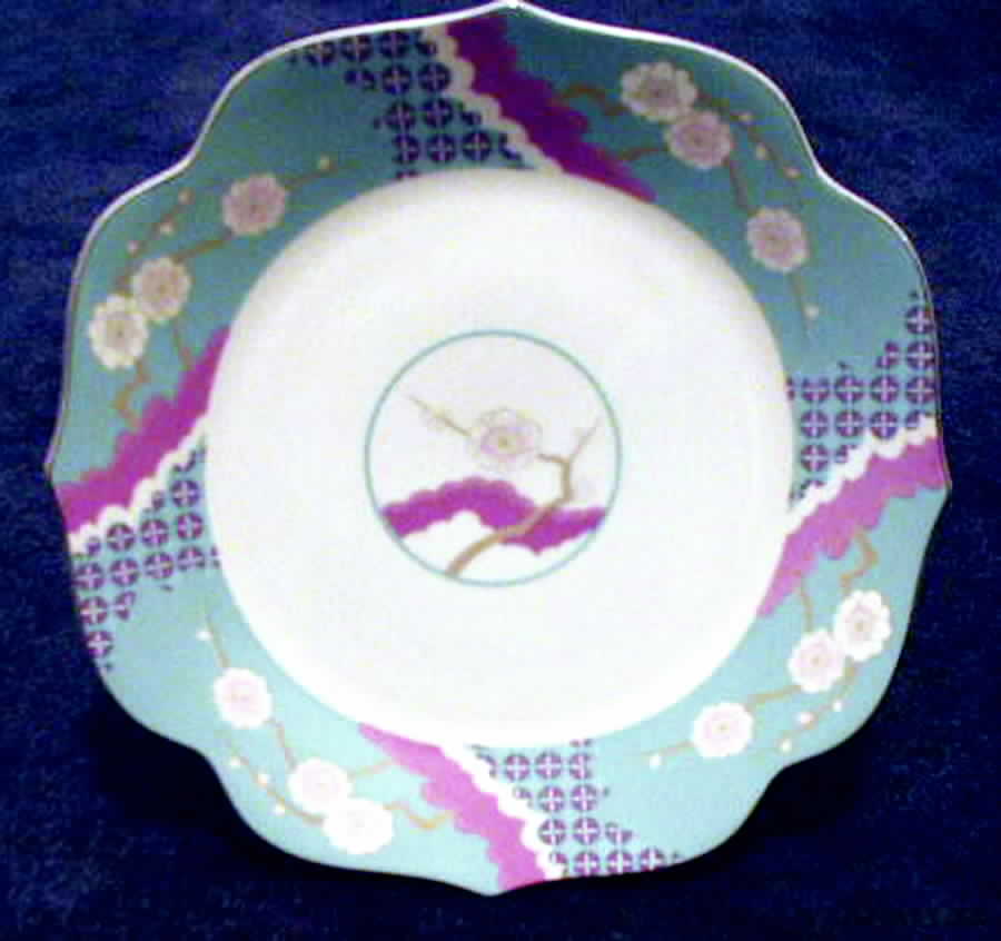 Jasmine Mist Turquoise Saucer by Arita-1
