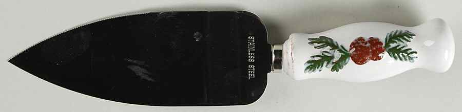 Vintage Pine Pie & Cake Server with Stainless Blade by Ambiance-1