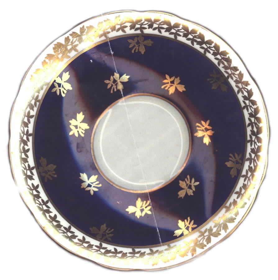 6880 Cobalt Saucer by John  Aynsley & Sons-1