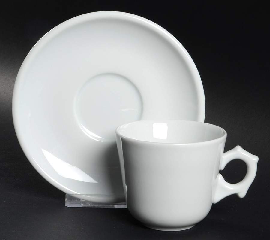 Sevres Flat Cup & Saucer Set by Apilco-1