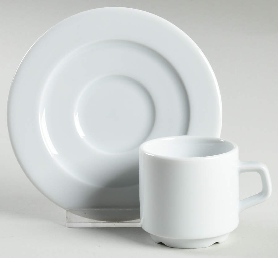 Sevres Espresso Cup and Saucer Set by Apilco-1
