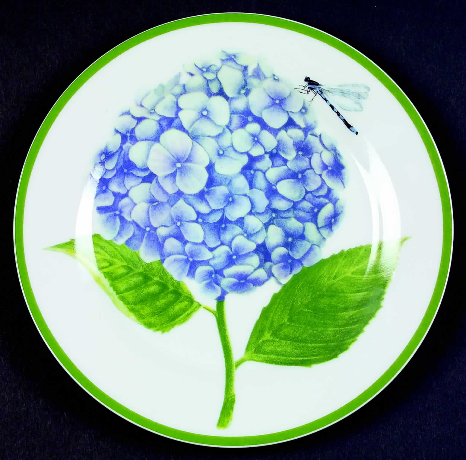 Hydrangea (3376) Salad/Dessert Plate by American Atelier-1