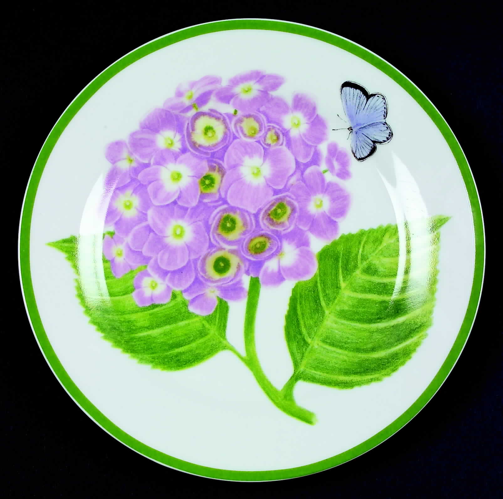 Hydrangea (3376) Salad/Dessert Plate by American Atelier-1