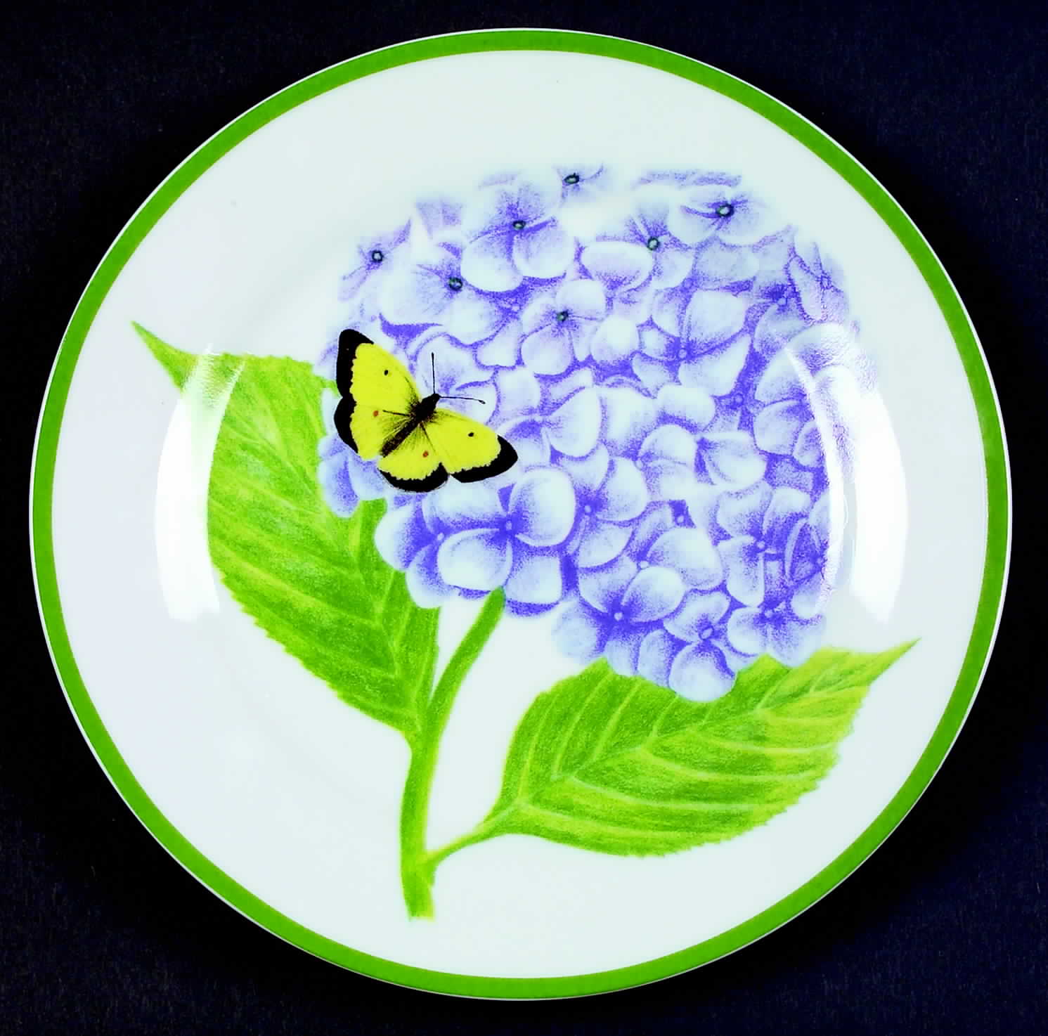 Hydrangea (3376) Salad/Dessert Plate by American Atelier-1