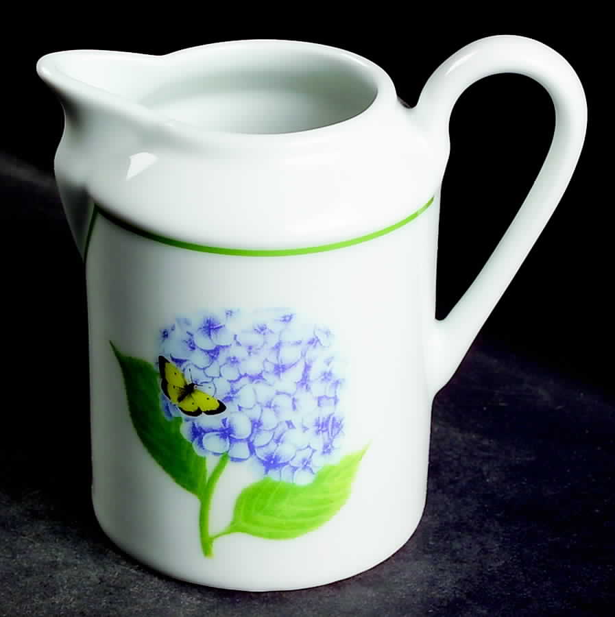 Hydrangea (3376) Sculptured Creamer & Lid by American Atelier-1
