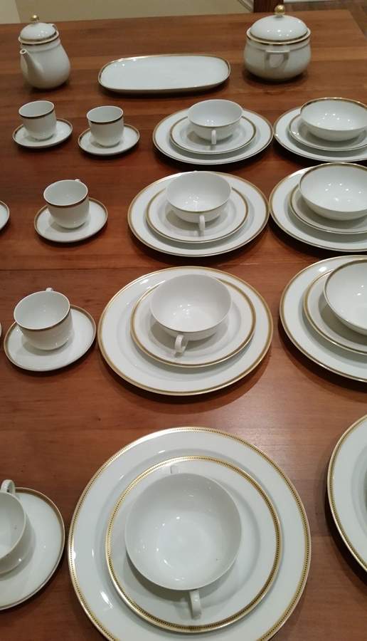 ARZ121 Flat Cream Soup Bowl & Saucer Set by Arzberg-1