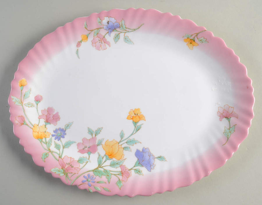 Elise 13" Oval Serving Platter by Arcopal-1