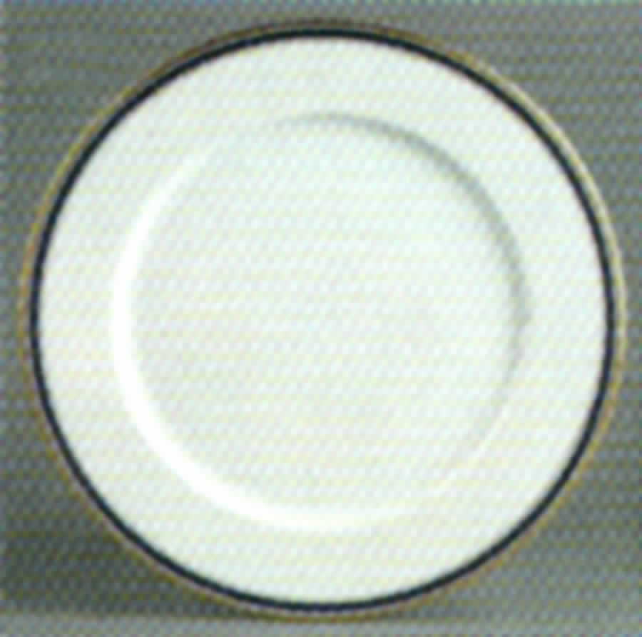 Golden Dinner Plate by Apilco-1