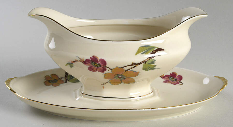 ACC8 Gravy Boat with Attached Underplate by Amc China-Germany-1