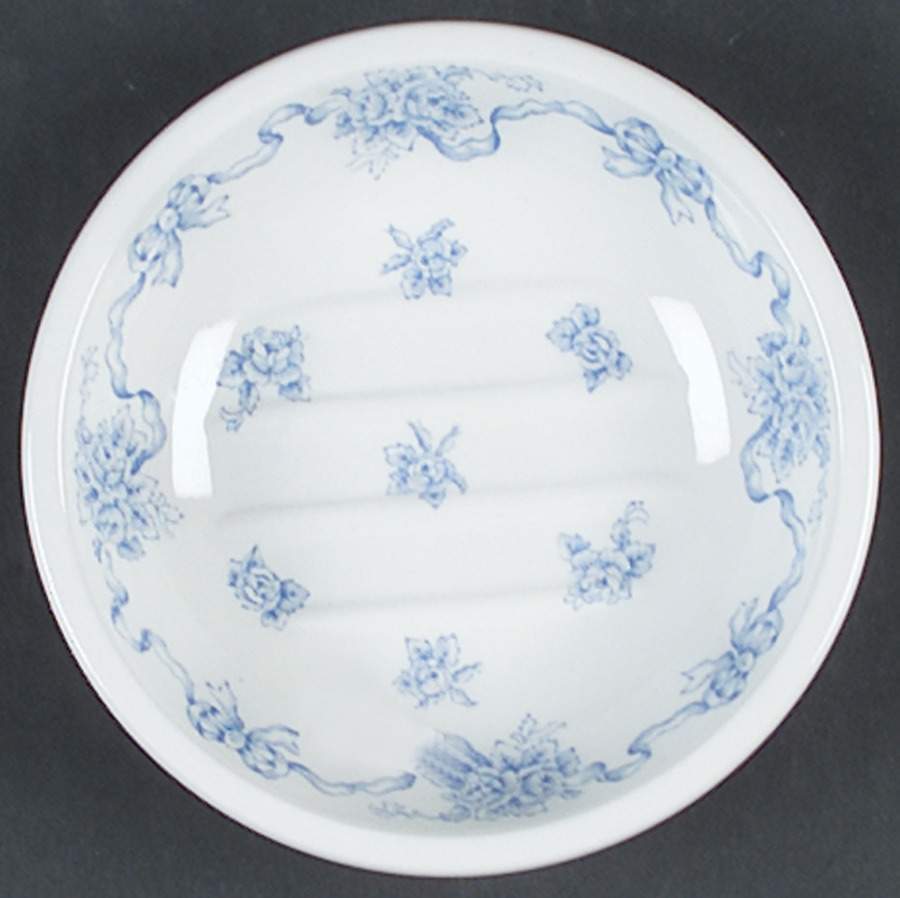 Ribbons Blue Soap Dish by Laura Ashley-1