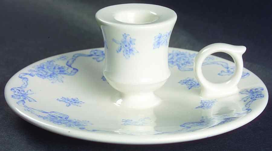 Ribbons Blue Candleholder by Laura Ashley-1