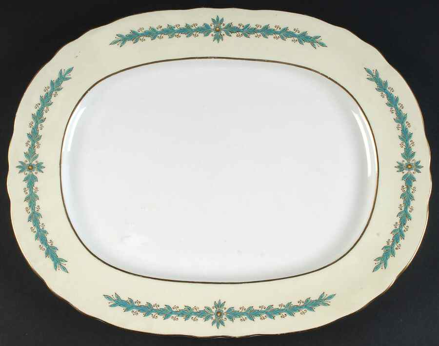7851 15" Oval Serving Platter by John  Aynsley & Sons-1