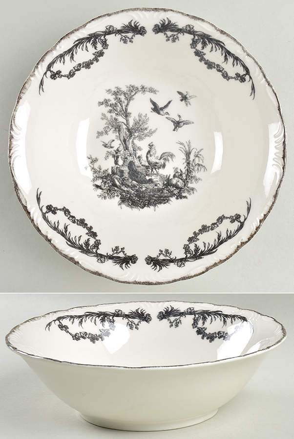 AUV2 9" Round Vegetable Bowl by Aux Au Provence-1