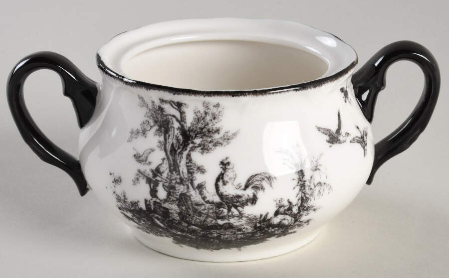 AUV2 Sugar Bowl No Lid by Aux Au Provence-1