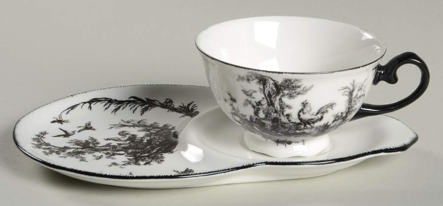 AUV2 Snack Plate & Cup Set by Aux Au Provence-1