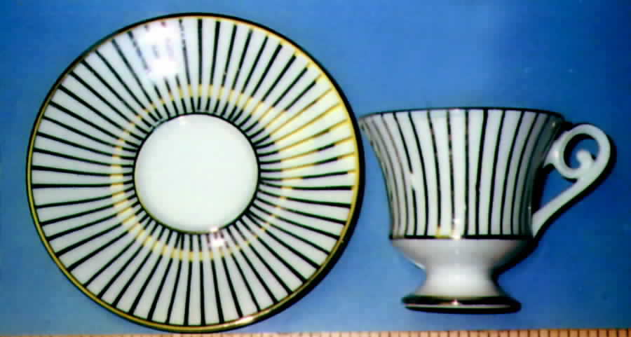 1264 Footed Demitasse Cup & Saucer Set by Alka-1