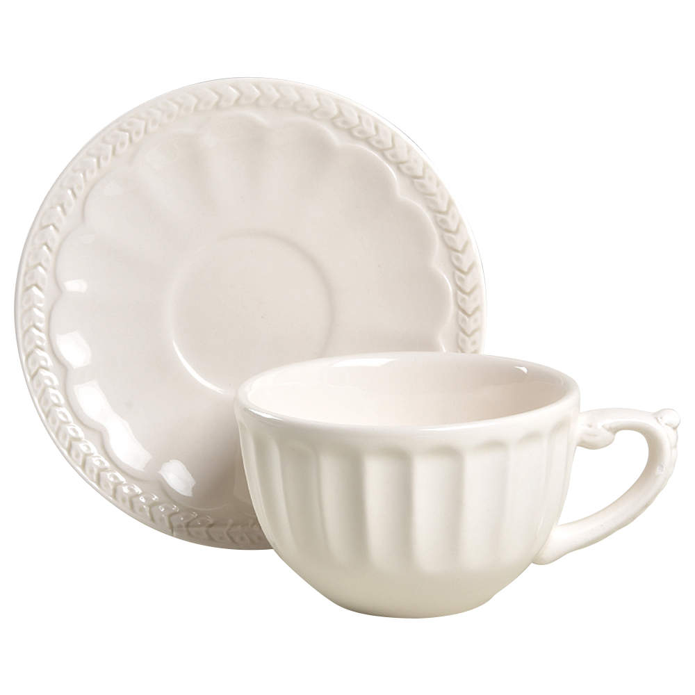 Athena (5166) Flat Cup & Saucer Set by American Atelier-1