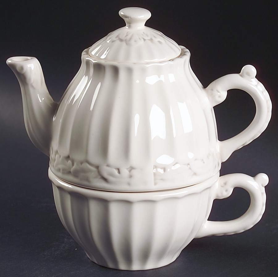 Athena (5166) Individual Teapot & Lid with Cup by American Atelier-1
