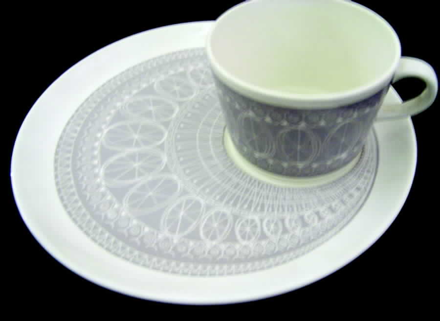 ARA96 Snack Plate & Cup Set by Arabia of Finland-1