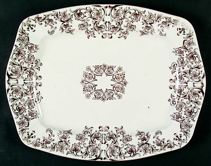 Empress 15" Oval Serving Platter by Ashworth Bros-1