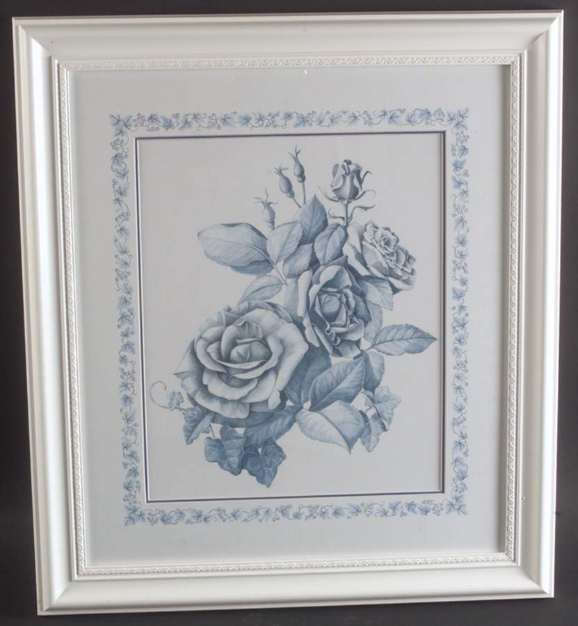 Sophia (Blue) Picture aka Framed Art by Laura Ashley-1