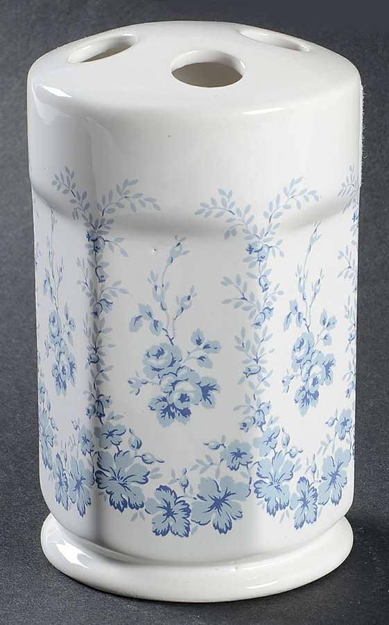 Sophia (Blue) Toothbrush Holder by Laura Ashley-1
