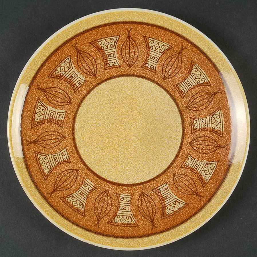 Honey Gold Bread & Butter Plate by Anchor Hocking-1