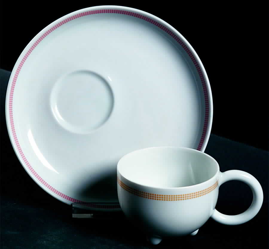 Le Monde Footed Cup & Saucer Set by Arzberg-1