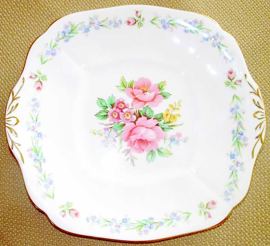 H611 Handled Cake Plate by Adderley-1