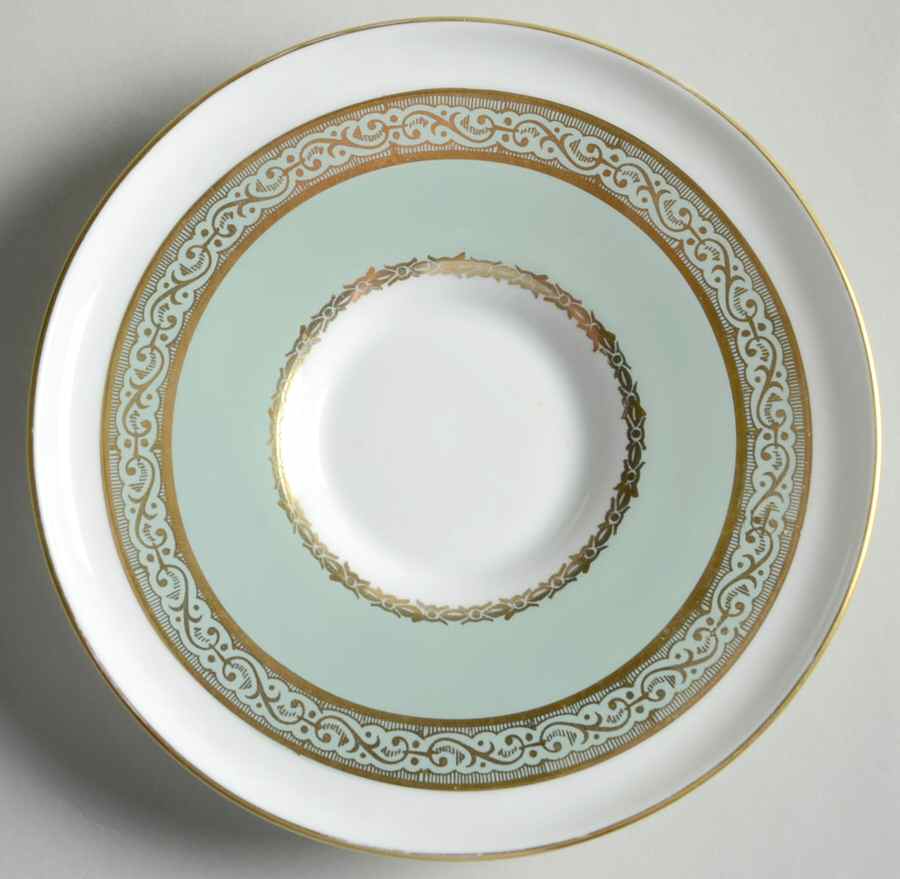 Gretna Olive Green Saucer by John  Aynsley & Sons-1