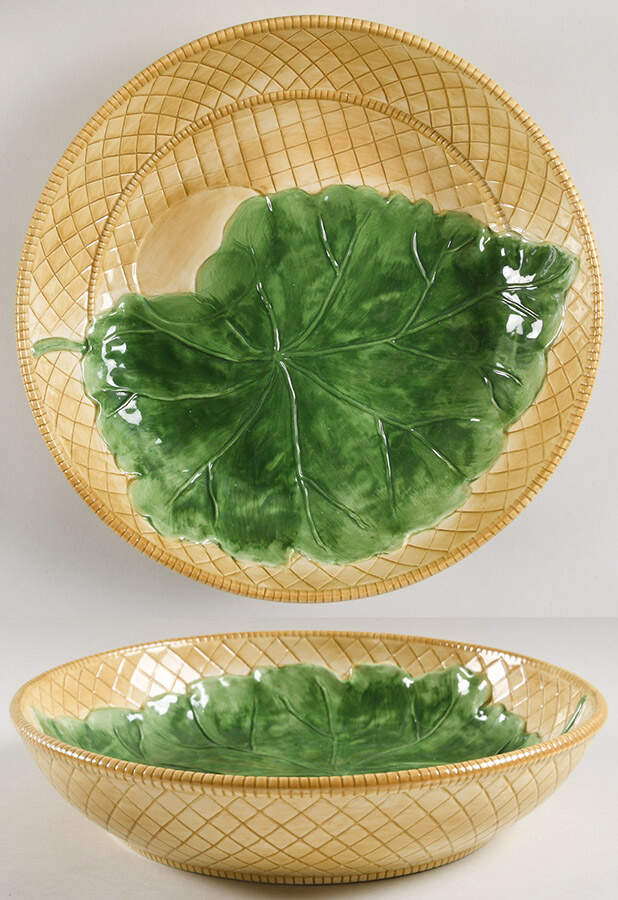 Rainforest 13" Round Serving Bowl by 222 Fifth (PTS)-1