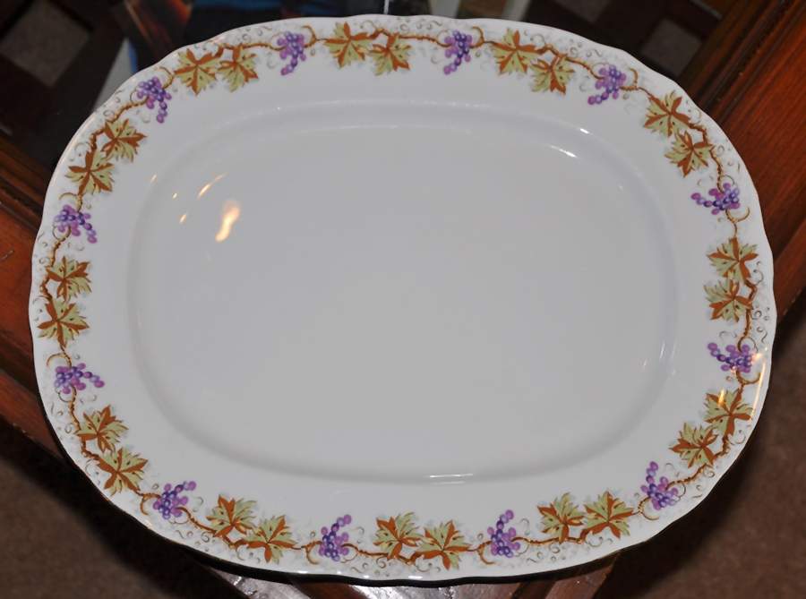C1182 15" Oval Serving Platter by John  Aynsley & Sons-1