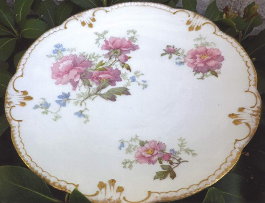 AKF14 Luncheon Plate by A Klingenberg France-Austria-1