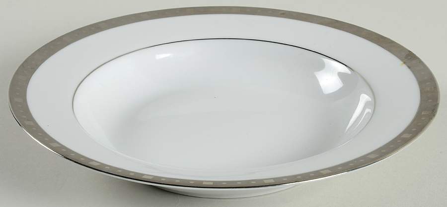 Cube Large Rim Soup Bowl by 111 State-1