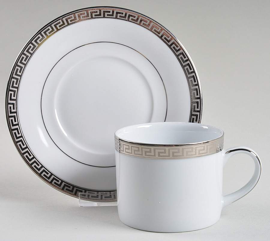 Column Flat Cup & Saucer Set by 111 State-1