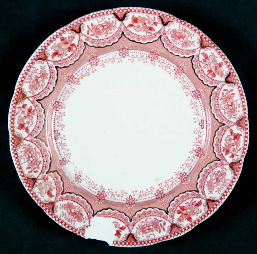 Venetian Brown Bread & Butter Plate by Henry Alcock-1