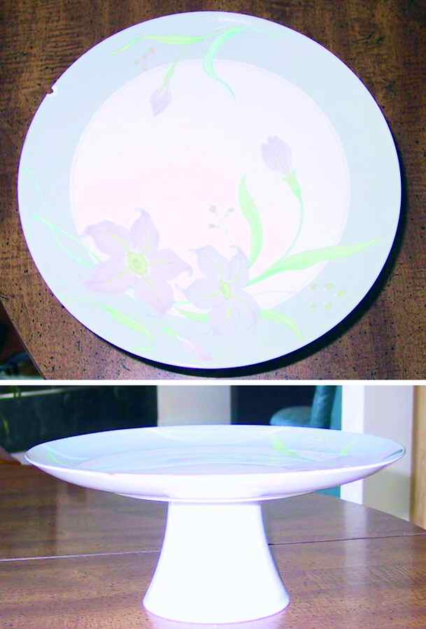 ACJ3 Footed Cake Plate by Action (Japan)-1